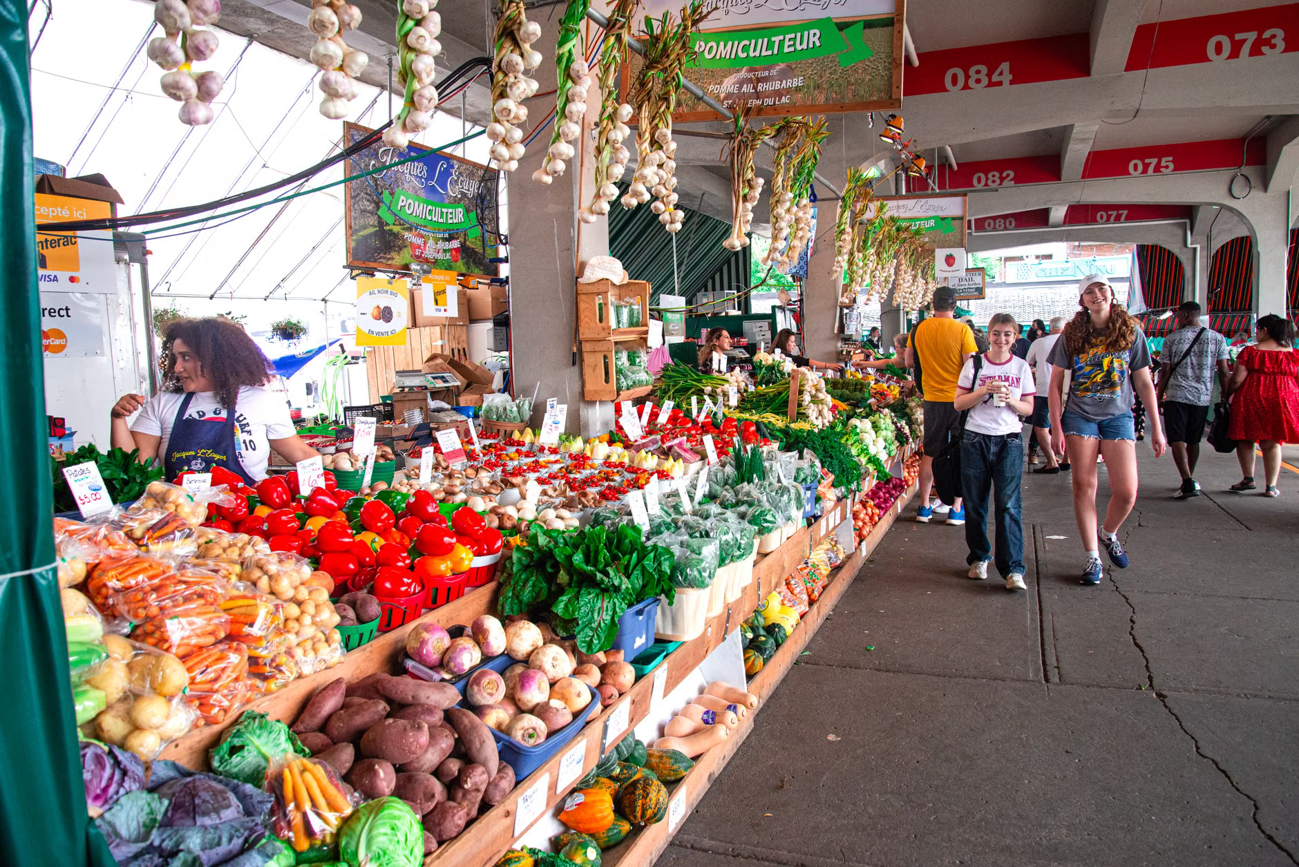 Staten Island Garlic Festival booth