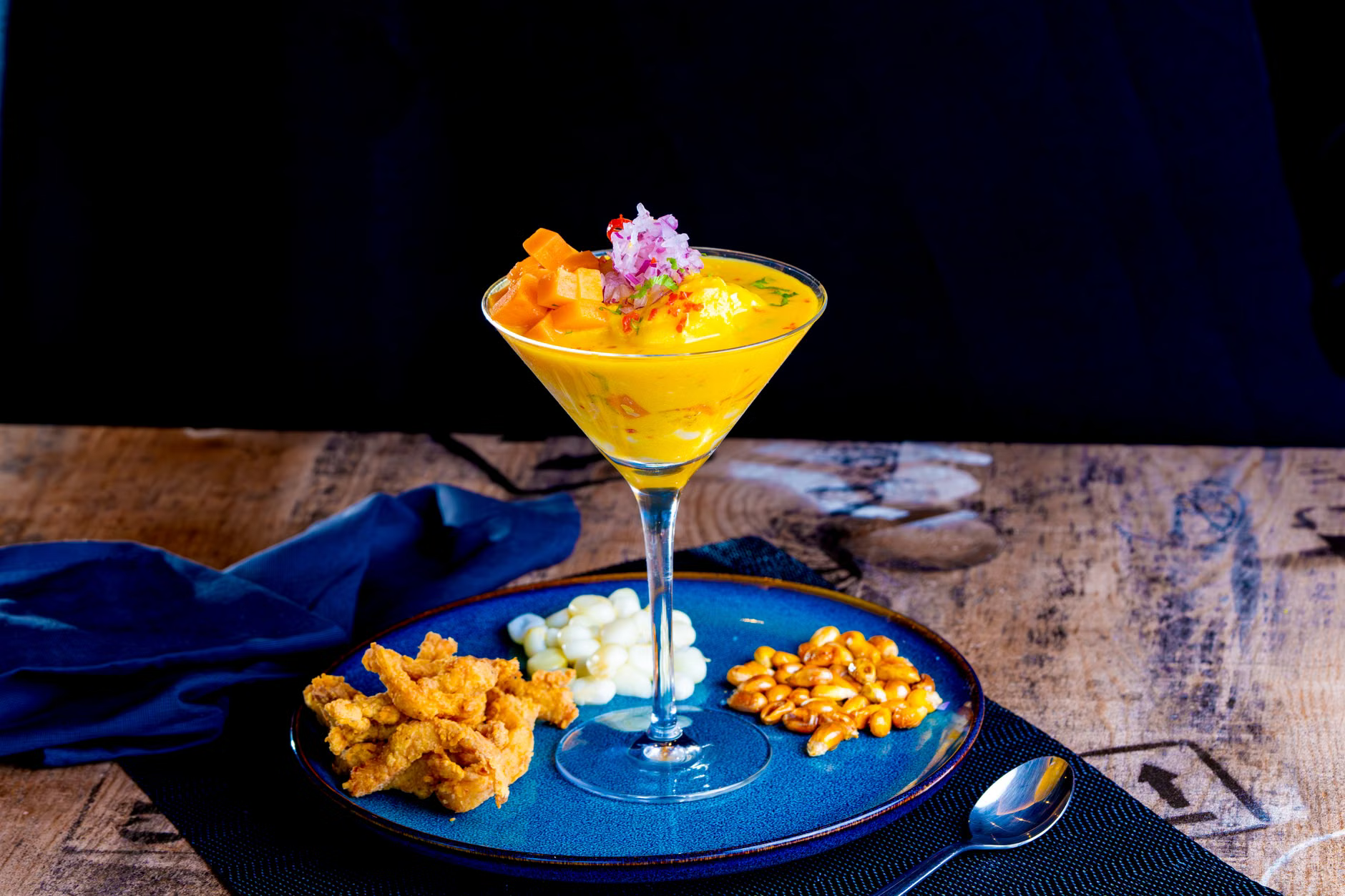 latin cocktail bar ceviche