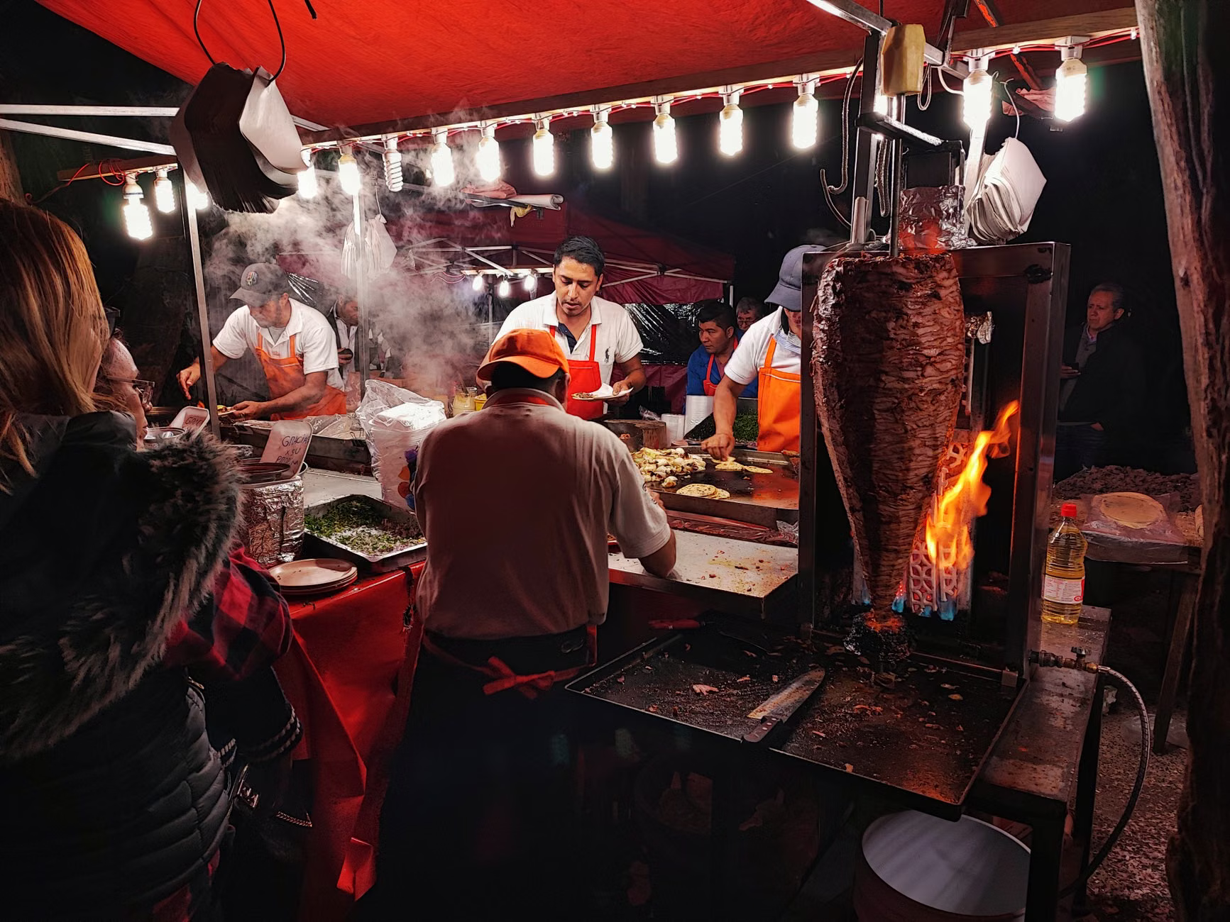 Corona taco stand