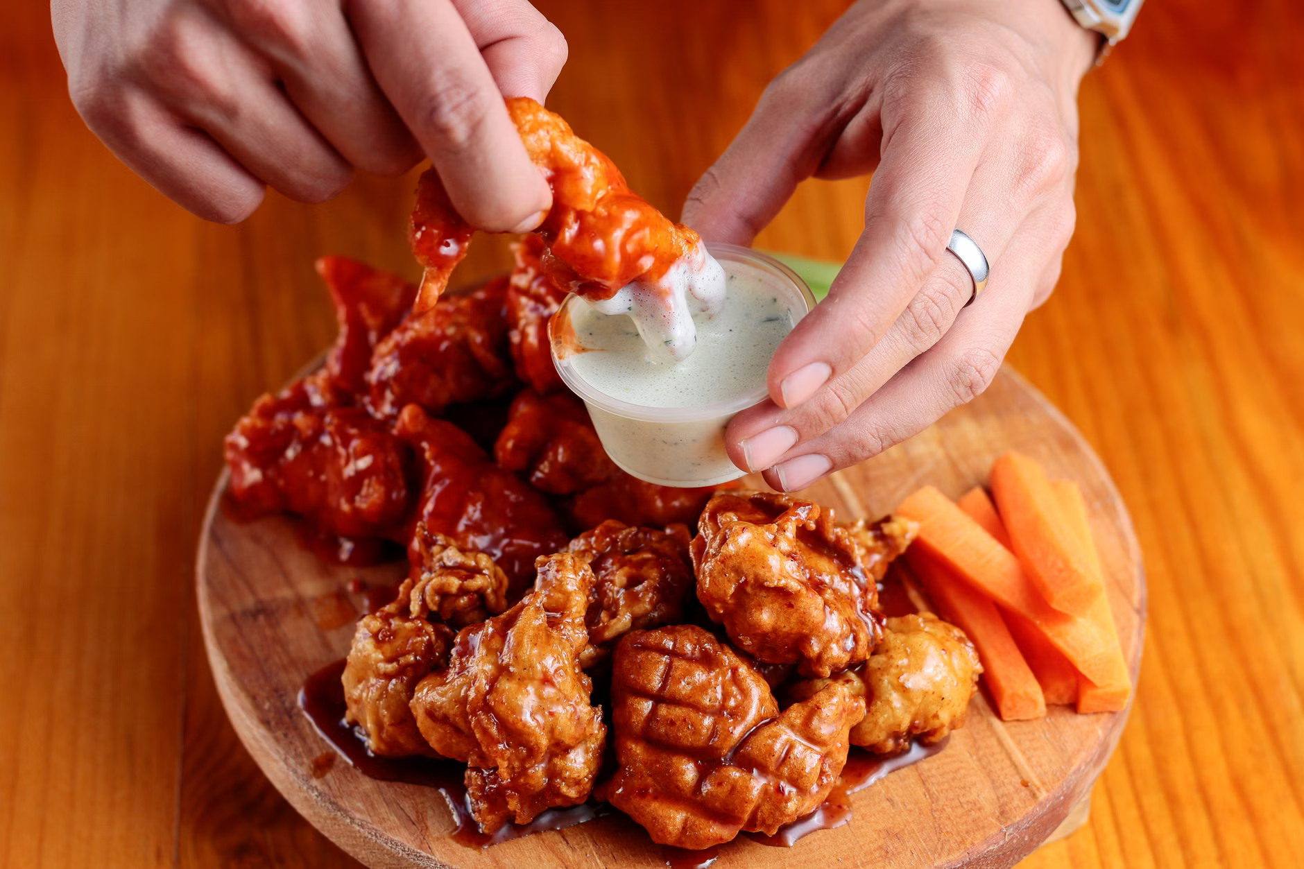 vegan buffalo wings