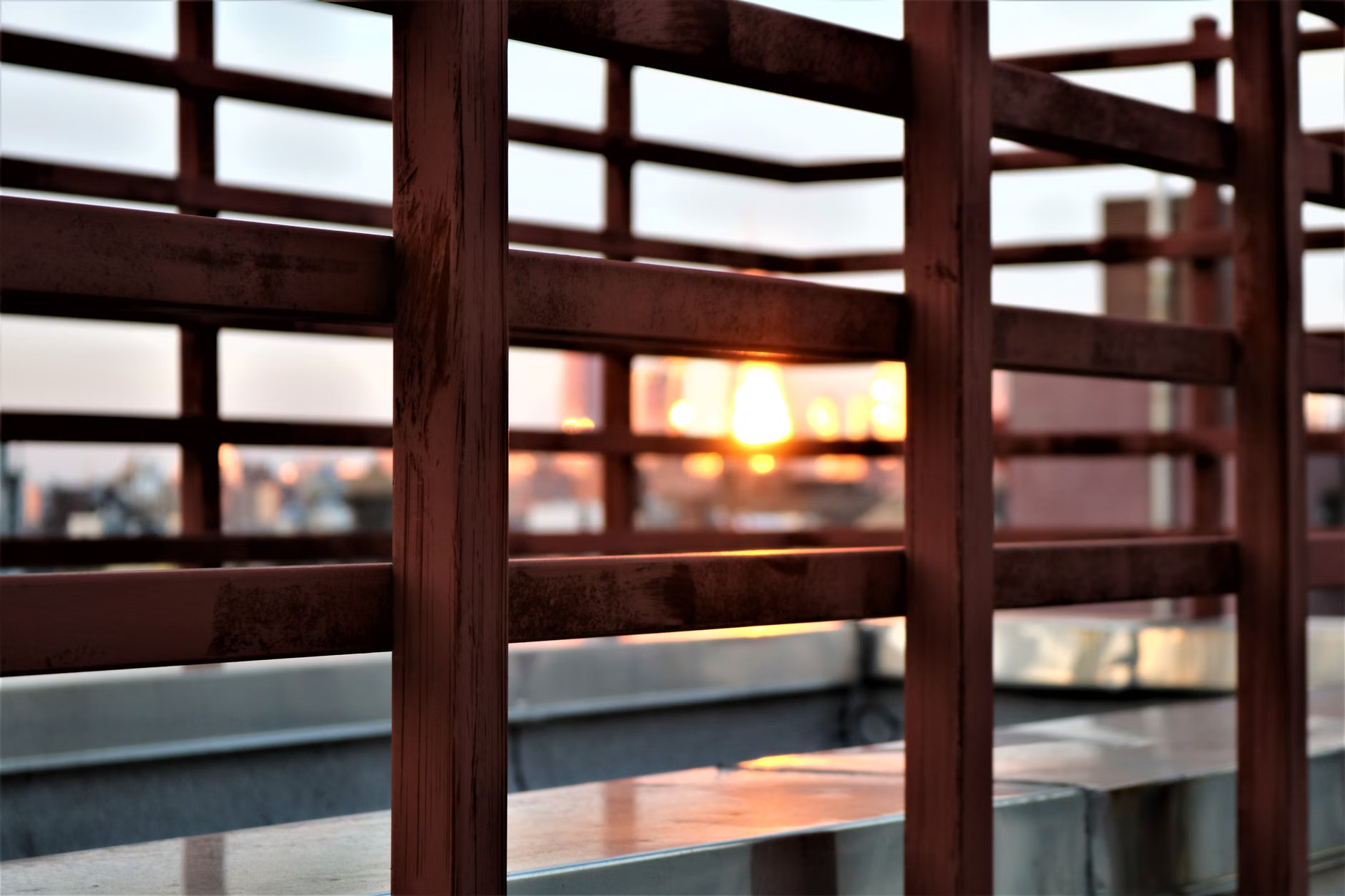 rooftop bar sunset NYC
