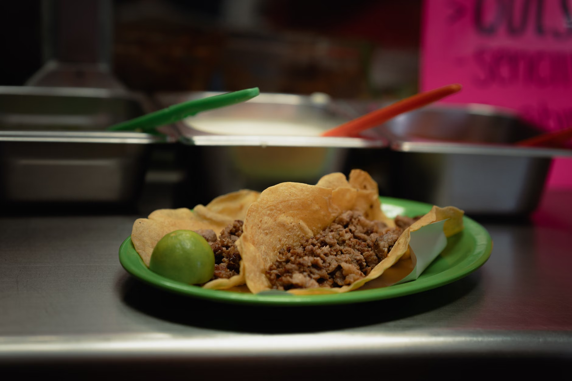 Corona taco stand