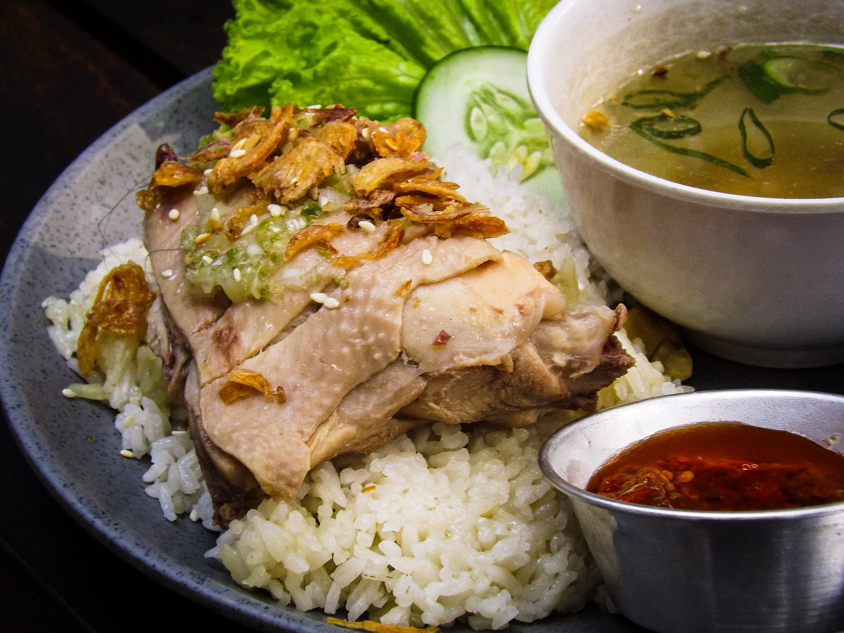 Hainanese chicken rice