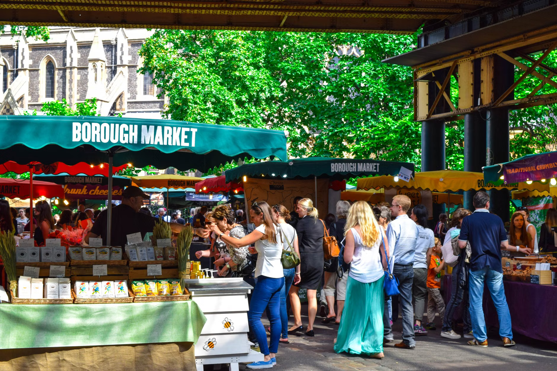 outer borough food festival crowd