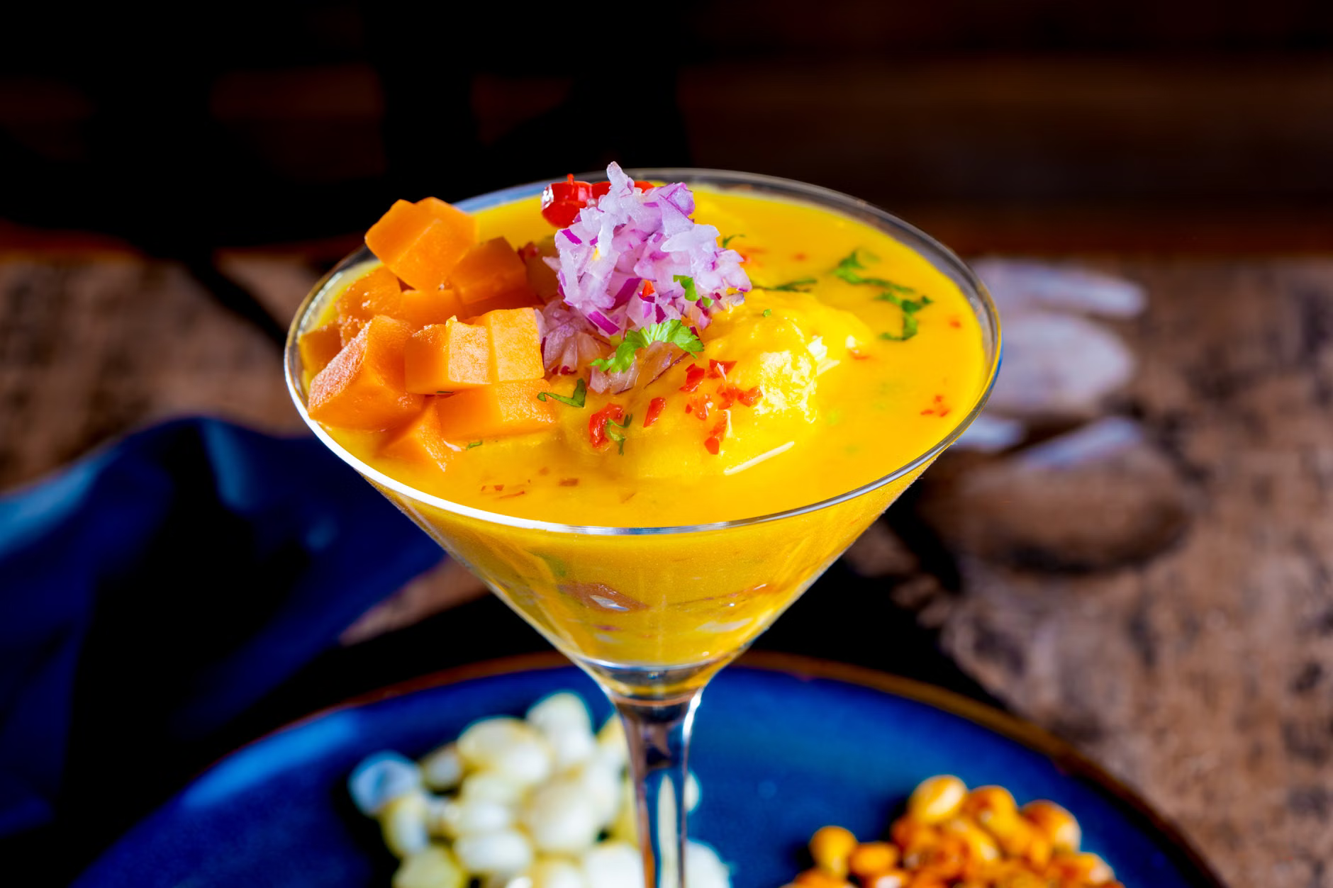 latin cocktail bar ceviche