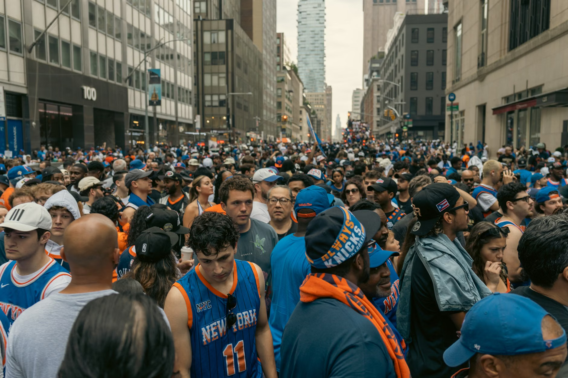 NYC food festival crowd